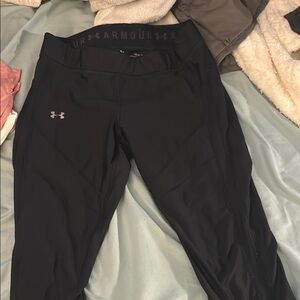 Under Armour Jet Black Performance Leggings